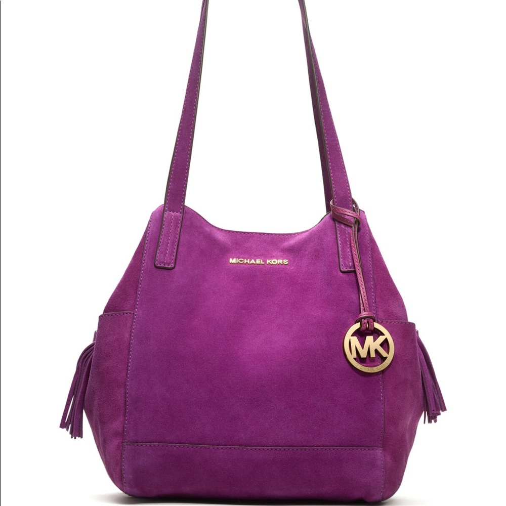 Michael Kohrs Suede hobo bag